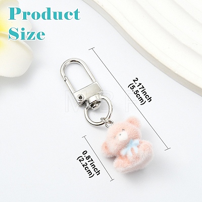 5Pcs Resin Pendant Decorations HJEW-YW00334-1