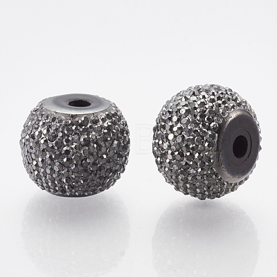 Resin Rhinestone Beads RESI-T020-02A-02-1
