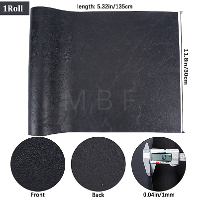 Rectangle PU Leather Fabric AJEW-WH0089-52A-01-1