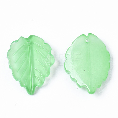 Spray Painted Glass Pendants GLAA-N042-004-A03-1