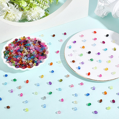 2380Pcs 28 Colors Transparent Acrylic Beads TACR-PA0001-34B-1