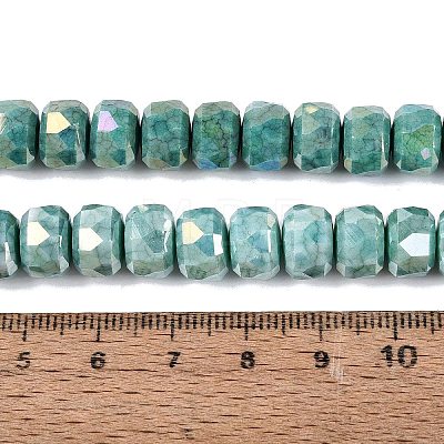 Anti-Tarnish Electroplate Glass Beads Strands GLAA-T025-10mm-11S-1