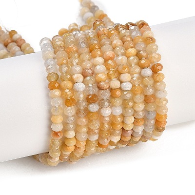 Natural White Jade Beads Strands G-Z069-01M-1