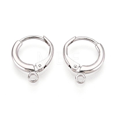 925 Sterling Silver Hoop Earring Findings STER-N016-59P-1
