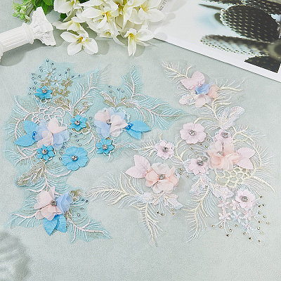 Polyester Embroidery Lace Sewing Ornaments DIY-WH2031-077A-02-1