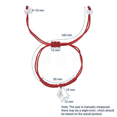 Adjustable Braided Bead Bracelets BJEW-JB04866-05-1