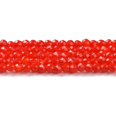 Glass Imitation Jade Beads Strands GLAA-H021-02-06-1