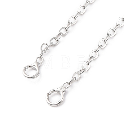 Brass Cable Chain Necklace Making NJEW-D302-80P-1