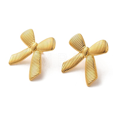 304 Stainless Steel Stud Earring EJEW-C075-04A-G-1
