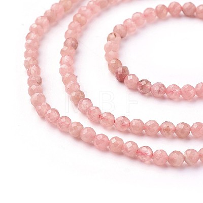 Natural Argentine Rhodochrosite Beads Strands G-F619-25-2mm-1