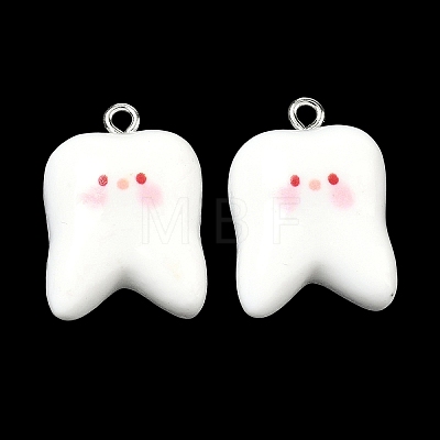 Opaque Resin Pendants RESI-K203-16-1