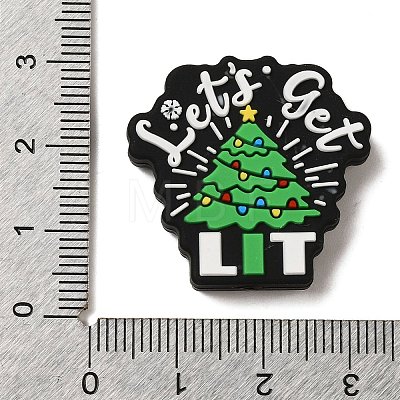 Christmas Series Silicone Beads SIL-S007-04C-1