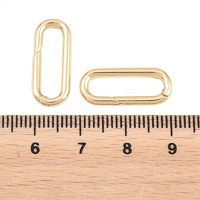 Brass Spring Gate Rings KK-H287-09G-1