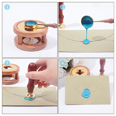 DIY Wax Seal Stamp Kits DIY-CP0003-52N-1