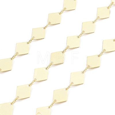 Brass Rhombus Link Chains CHC-M025-11G-1