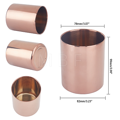 Stainless Steel Candle Cups AJEW-WH0155-21A-1