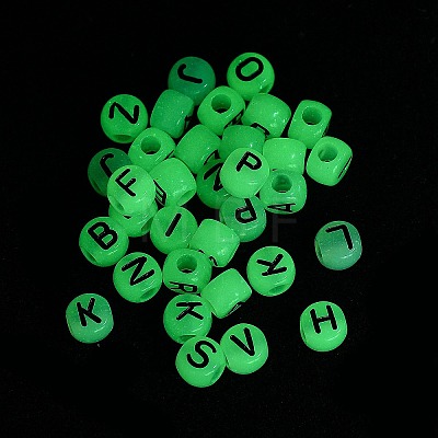 Luminous Transparent Acrylic Beads LACR-282-01B-1