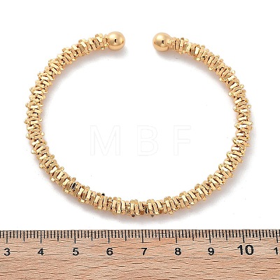 Brass Cuff Bangles BJEW-F482-04G-1