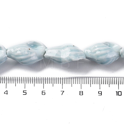 Ocean Series Handmade Porcelain Beads PORC-R002-04C-1