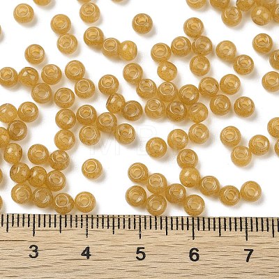 6/0 Imitation Jade Glass Seed Beads SEED-T006-04A-02-1