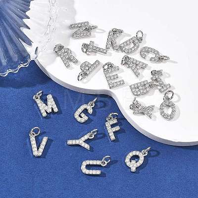 SHEGRACE Brass Micro Pave Clear Cubic Zirconia Pendants XGRQ29811-394P-1