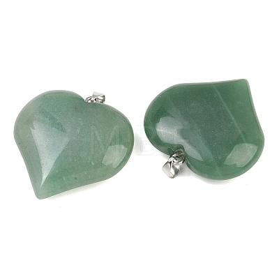 Natural Green Aventurine Pendants GG-K002-04O-1