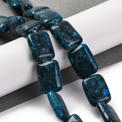 Natural Blue Agate Beads Strands G-T047-B02-01-1