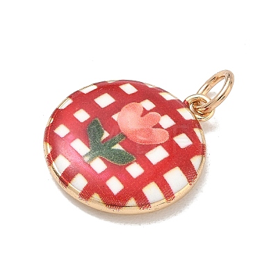 Printed Brass Pendants KK-CBA9B3D-02G-07-1