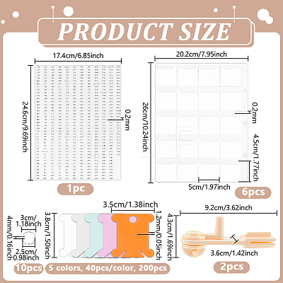 Plastic Thread Winding Boards TOOL-NB0002-36-1