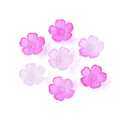 Transparent Plastic Bead Caps KY-Q005-02A-09-1