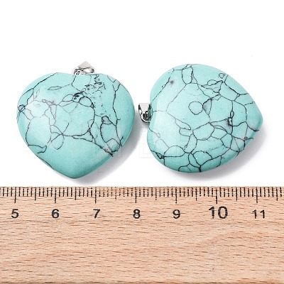 Synthetic Turquoise Pendants G-Z113-05-1