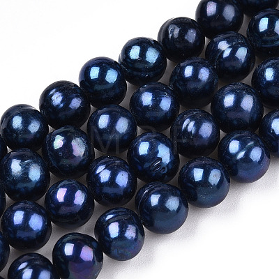 Natural Cultured Freshwater Pearl Beads Strands PEAR-N013-07E-1