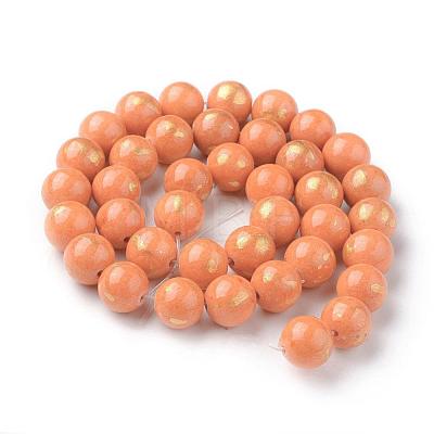 Natural Mashan Jade Beads Strands G-F670-A05-10mm-1