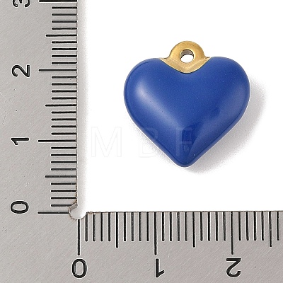 304 Stainless Steel Enamel Pendants STAS-M071-02E-1