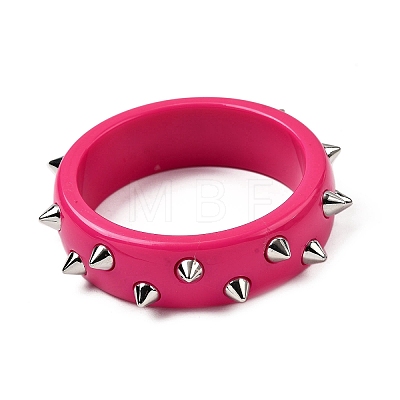 Punk Resin Bangles BJEW-P357-01P-01-1