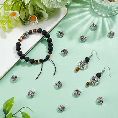 50Pcs Tibetan Style Alloy Beads FIND-PH0036-17AS-1