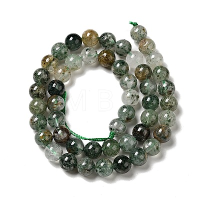 Natural Lodolite Quartz Beads Strands G-K285-40B-1