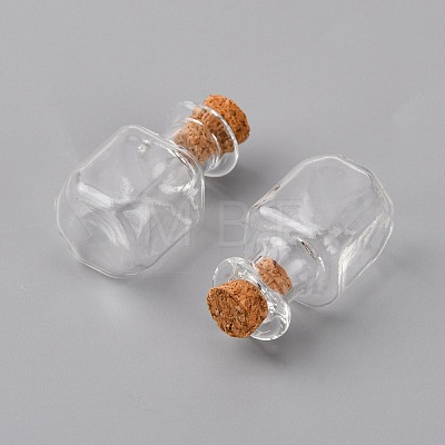 DIY Glass Wishing Bottles Dangle Earring Making Kit DIY-FS0002-75-1