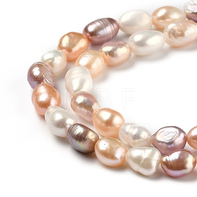 Natural Cultured Freshwater Pearl Beads Strands PEAR-L033-31G-1