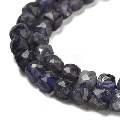 Natural Iolite Beads Strands G-H042-A52-02-1