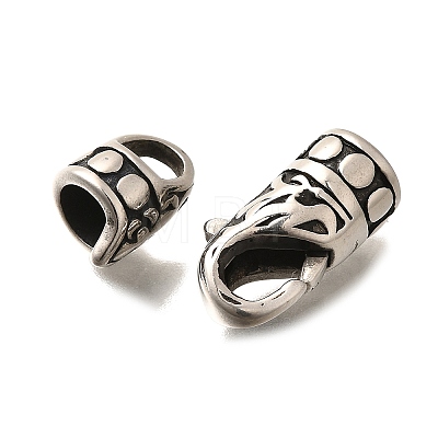 304 Stainless Steel Fold Over Clasps STAS-R140-14AS-02-1