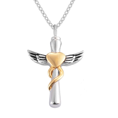 Stainless Steel Pendant Necklaces PW-WG64081-01-1