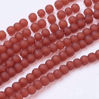 Transparent Glass Bead Strands X-GLAA-S031-4mm-06-1