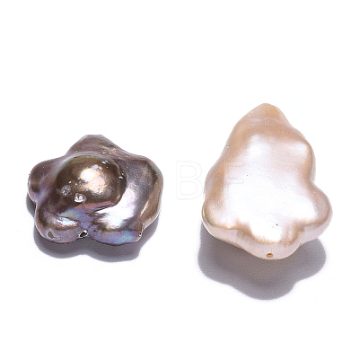 Baroque Natural Nucleated Keshi Pearl Beads PEAR-S020-A02-1-1