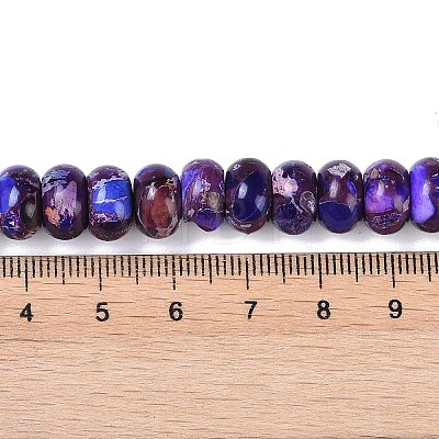 Dyed Synthetic Imperial Jasper Beads Strands G-P529-E01-A02-1