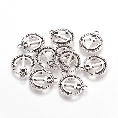 Tibetan Style Alloy Pendants TIBEP-3768-AS-LF-1