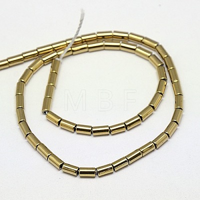 Electroplate Non-magnetic Synthetic Hematite Beads Strands G-J162-C-01-1