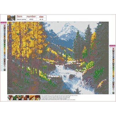 Forest DIY Diamond Painting Kit PW-WG880C2-01-1