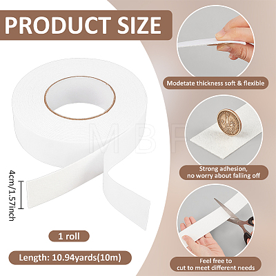10M Felt Self Adhesive Seal Strip AJEW-WH0609-895A-03-1