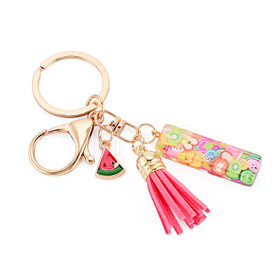 Fruit Series Letter Resin Keychains KEYC-TAC0033-02I-1